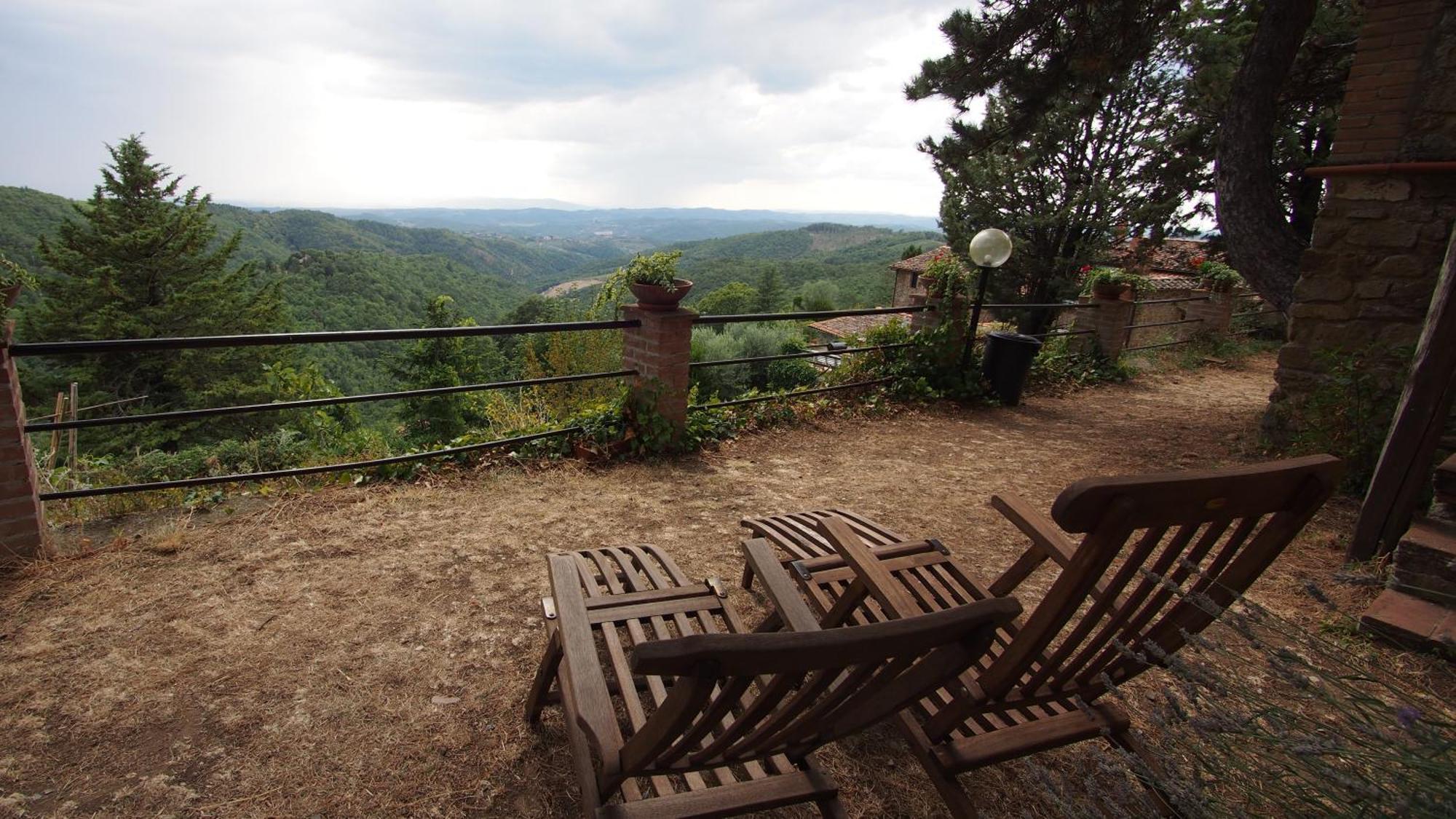 Podere L'Aquila Apartman Gaiole in Chianti Szoba fotó